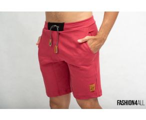 SHORT MOLETOM ADULTO VERMELHO - PAYKA 