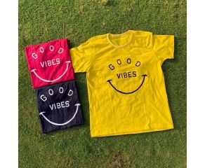 CAMISETA SORRISO GOOD VIBES NEWS CLOTHING