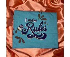 CAMISETA ESTAMPA I MAKE THE RULES NEWS CLOTHING