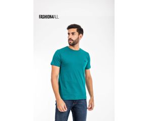 CAMISA GOLA CARECA MASCULINA TIGRE MALHADO VERDE