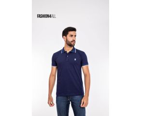 CAMISA GOLA POLO MASCULINA TIGRE MALHADO AZUL MARINHO