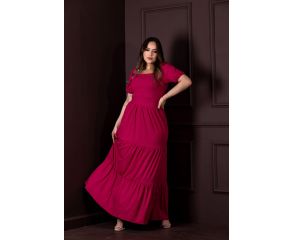 VESTIDO LONGO CANELADO KL CLOSET VIP 