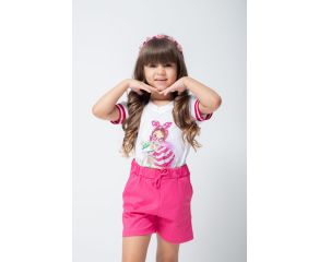 T-SHIRT INFANTIL ESTAMPA GIRL SEMPRE LINDA