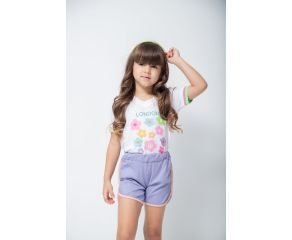 T-SHIRT INFANTIL ESTAMPA LODON SEMPRE LINDA 