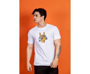 CAMISA MASCULINA  BRANCA  GAME 