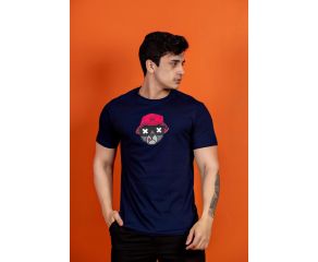 CAMISA MASCULINA AZUL MARINHO URSO