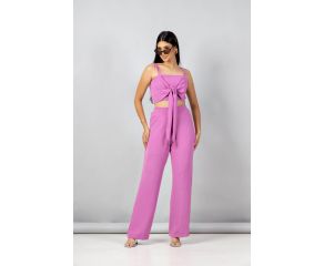 CONJUNTO CROPPED E CALÇA KL CLOSET VIP 