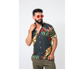 CAMISA MASCULINA ESTAMPADA  NAUTICAL 