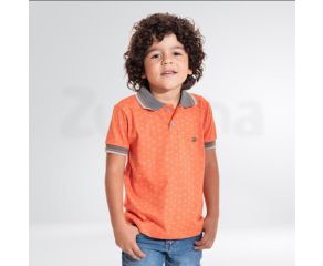 CAMISA GOLA POLO FULL PRINT - ZUZINHA KIDS