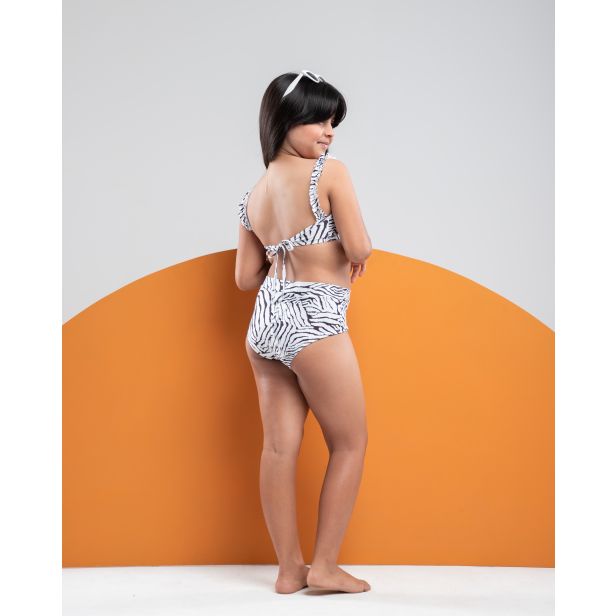 Praia Infantil Moda Praia No Atacado BIQUÍNI INFANTIL COM LAÇO 030